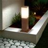 Paletto da Giardino 40cm acciaio INOX CORTEN IK06 IP54 base E27
