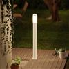 Paletto da Giardino 100cm acciaio inox BIANCO IK06 IP54 base E27