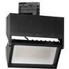 Faro LED 44W Rettangolare Trifase CRI92 CCT Nero con driver Philips Colore Bianco Variabile CCT
