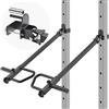 Kipika - Bracci regolabili con leva per rack di potenza - Attacchi per braccioli Jammer per rack da 3 x 3 con fori da 5/8 o 1 - Compatibile con piastre olimpiche da 2 pollici - Altezza e