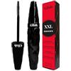 GLISH, Mascara XXL, Extra Allungante, Extra Volume, Extra Nero, Applicatore in Silicone, 18ml