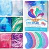 NUEDSFXO Patch Occhi con Collagene Marino Naturale & Acido Ialuronico, Perla Maschera Occhi, Patch Occhiaie, Contorno Occhi Antirughe e Occhiaie, Maschera per gli Occhi Idratante, Eye Patch Skin Care (12 PCS)