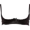 Cottelli Collection Reggiseno Mezza Tazza con Ricamo, Nero, 80 C