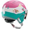 HEAD Maja Visor Paw - Casco da Sci e Snowboard con visore, Paw Patrol Design, Rosa/Turchese