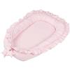 SMELEYOU Baby Nest Pod Lettino in Cotone Neonato Nido Co-Sleeping Pod Portatile Culla Materasso con Pizzo Baby Sleep Pod