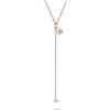 Liebeskind Berlin LJ-1634-N-55 - Collana in acciaio INOX IP oro rosa, 55 cm, Acciaio inossidabile, Nessuna pietra preziosa
