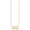 THOMAS SABO Collana in argento placcato oro KE2221-413-39, misura unica, Argento sterling, Nessuna pietra preziosa