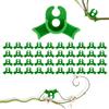 YUSHWENPTY Piegatrici per Piante 40 Pezzi Clip per Piante per Piegatura Lst 90 Gradi Trainer di Steli per Piante Verde Pianta Benders Clips para Crescita Piante (B)