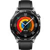 HUAWEI Montre connectée Huawei Watch GT 5 46 mm acier inoxydable avec bracelet en fluoroélastomère Noir