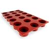 Maé, GN1/1 Stampo cilindrico in silicone a 18 celle Ø62X35 mm, 108 ml, 100% premium, Made in France, 27x50 cm