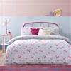 furn. Heya Home Set copripiumino stampato con fiocchi a quadretti - Blu - Doppio