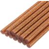 QUARKZMAN Mini Stick Colla a Caldo per Pistola Colla a Caldo 11mm x 100mm Bronzo Oro Glitterato 12pz