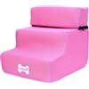 ulafbwur Piccolo cane gatto animale domestico 3 gradini rimovibile antiscivolo rampa arrampicata staccabile letto scala flimikun