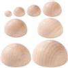 BENECREAT 8 set Di Strumenti di Ceramica Mezzo Rotondo di 8 dimensioni Strumento di Stampa per Piastra di Ceramica in Legno e Ceramica per la Fabbricazione di Ciotole e Piatti in Ceramica