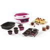 Tefal Macchina per torte intelligente, 5 programmi automatici, 1 modalità manuale, 12 stampi mini torte, 1 stampo grande, compatibile con la gamma CreaBake, Cake Factory Delizie KD810112
