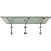 Glaszentrum Hagen Wagner, tettoia di vetro per porta balcone, copertura per porta d'ingresso, vetro VSG consupporto in acciaio inox