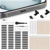 AONAT Tappi di Protezione USB-C, 4 Pezzi, compatibili con iPhone 15 16 PRO, Ideale per Evitare Polvere e detriti Durante i Viaggi e all'aperto