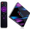 AoYi H96 Max Android 10.0 TV Box 2GB RAM 16GB ROM,Box Android TV RK3318 Quad-Core 64bit Cortex-A53 CPU 2.4GHz/ 5GHz WiFi 100M LAN Enternet 4K UHD Bluetooth 4.0