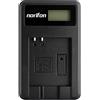 Norifon NB-4L LCD USB Caricatore per Canon PowerShot SD750 SD780 IS | Compatibile con Canon PowerShot SD1000, SD1100 IS SD1400 IS A2200 A3100 IS, IXY Digital 60, IXUS 220 HS