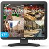 Cocar 17 CCTV Sicurezza Monitor, 4:3 1280x1024 LCD HD Schermo(LED Retroilluminazione) con AV/HDMI/BNC/VGA/USB Drive Lettore Altoparlante Integrato per Casa/Negozio Sorveglianza Telecamera PC STB