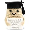 Meanju Mini Positive Potato,7cm Bambola di Patate Peluche Maglieria,Patata Positiva Lavorata a Maglia Carina Creativa Positive Potato per Regali di Compleanno per Incoraggiamento (E)