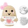 Meanju Mini Positive Potato,7cm Bambola di Patate Peluche Maglieria,Patata Positiva Lavorata a Maglia Carina Creativa Positive Potato per Regali di Compleanno per Incoraggiamento (A7)