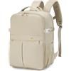 BAGZY Zaino Wizzair 40x30x20, Bagaglio a Mano Zaino da Viaggio Zaino Porta pc 15.6 Pollici Impermeabile Valigia wizzair Con porta USB Adatto a Lavoro, Viaggi e Studenti, Cachi