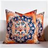 Aisybaklyn Home Federe Cuscini per Divano 40x40,Federe Copricuscini Cuscini Divano Vintage Tribù Etnico Federa per Divano Soggiorno Divano Camera da Letto,Decorazione della Casa Set di 2