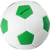HMF 4790-01 Soldi Salvadanaio, Pallone da Calcio In Pelle Sintetica, 15 cm, Verde Bianco