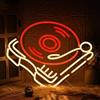 LMSIGNLY Giradischi Neon Sign Gym Neon Light per la decorazione della parete