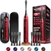 Wagner Stern IntelliBrush Series - Spazzolino elettrico sbiancante con sensore di pressione, 4 modalità di spazzolatura, 3 intensità, 8 testine morbide e una custodia da viaggio di lusso.