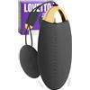 MySecretCase Ovetto Vibrante Donna Telecomando - Vibratoreper Donna Professionale Comando a Distanza, Vibratore Wireless Sessuali, Vibratoriper Coppie Telecomandato Piccolo (Nero)