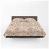 osama home GUZZINI Classic- Completo Letto Matrimoniale Lenzuola Matrimoniali Cotone Percalle 240x280 + Lenzuolo con Angoli Matrimoniale Coprimaterasso Sotto 175x200 Materasso 30cm + 2 Federe Cuscino Letto 50x80