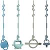 CLDY Set di 4 cinture di sicurezza per giocattoli, in silicone Pacifier, per snack, con cinghie, per passeggino, seggiolone, culla, ragazzi e ragazze di 3 mesi