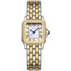 CHEETAH Orologio Donna Piccolo Analogico al Quarzo da Donna Con Bracciale Vintage, Cassa Rettangolare Quadrante Romano Orologio da polso Digitale Impermeabile per Donne e Ragazze - Argento Oro Bianco