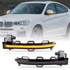 POPMOTORZ LED Indicatori di Direzione Specchietto Retrovisore, Frecce LED Specchietto con Canbus Senza Errori 2835 SMD per BMW X3 F25 X4 F26 X5 F15 X5 M F85 X6 F16 X6 M F86, 2 Pezzi