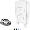 TOOMUME Cover Chiave Auto per Hyundai i30 i20 i10 ix35 ix20 Kia Sportage | Silicone Morbido, Antiurto, Anticaduta, Antigraffio, Custodia Protettiva Chiave per Picanto Ceed Rio Venga Tucson Veloster