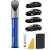 EVOOOR Solid Black (PBSB) - Kit di riparazione per Tesla, kit fai da te con vernice di ritocco coordinata per Model 3/Y/S/X