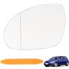 NewZC Vetro Specchietto Retrovisore Sinistro per VW G-olf MK5 2004-2009 | VW Passat 2007-2011/Mago tan 2006-2011/Sagi tar 2006-2011/Lavi da 2008-2012 - Sostituzione Lato Guida Vetro Specchio