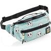 Miquelrius Riñonera Reciclada Don't Panic, Riciclata Unisex-Bambini e Ragazzi, Blu Cielo, 220 x 110 x 30 mm