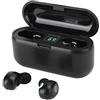 Annadue True Wireless Earphone, F9 Touch Bluetooth 5.1 True Headset biauricolare con Display Digitale a LED, Leggero e Compatto, subwoofer Surge, Suono HiFi.