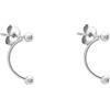 Liebeskind Berlin orecchino a cerchio LJ-1667-E-16 in acciaio inossidabile in argento