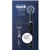 Oral-B Vitality Pro Spazzolini elettrici per adulti, per lui/lei, 1 manico, 2 testine, 3 modalità di spazzolatura tra cui Sensitive Plus, spina UK a 2 pin, nero (la confezione può variare)