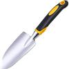 Cuayaes Pala da Giardino in Lega di Alluminio, Giardinaggio Attrezzi Paletta Giardinaggio con Impugnatura Antiscivolo in Gomma per Piantare, Trapiantare, Diserbare (Giallo)