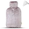 BetterDay [NUOVO!] BetterDay®, borsa dell'acqua calda con fodera rimovibile in gomma naturale British Standard 1970:2012, grande borsa dell'acqua calda con morbida fodera in peluche, 2 litri