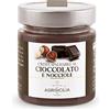 Agrisicilia Crema spalmabile al Cioccolato e Nocciole, crema da spalmare, 200 grammi
