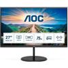 AOC V4 Q27V4EA 27" LED IPS FORMATO 16:9 CONTRASTO 1.000:1 1xHDMI 1xDISPLAY PORT