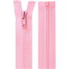 cyclingcolors 2x Cerniera Lampo n. 5 70 cm Chiusure Cursore Tirante Zip Poliestere Abbagliamento Arredamento Cucito Giacche, Rosa cipria