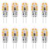WULUN Lampadina LED G4, AC 220-240 V, angolo di diffusione di 360 gradi,luce Bianco caldo 3000 K,non dimmerabile, 10 pezzi
