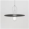 FontanaArte Setareh lampada a sospensione LED con diffusore in metallo, piccola, 4381NN+D4381N, Setareh [Lampade per Interni > Lampade a Sospensione]